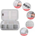 Canboc Hard Electronic Organizer Travel Case - Electronics Accessories Cable Gadget Wire Storage Bag Double Layer