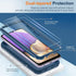 LeYi for Samsung A32 5G Case, Full-Body Shockproof Soft Liquid Silicone Phone Case with 2 x Tempered Glass Protector,
