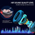 Bluetooth Wireless Over Ear Headphones, HiFi Stereo Sound Foldable Headphones with Colorful LED Lights, Built-in Mic,