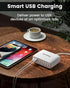 USB Charger Station, SUPERDANNY 8-Port Desktop Charging Station for Multiple Devices, Compatible with iPhone