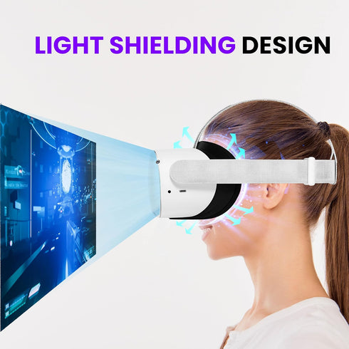 Alpatronix Cooling Facial Interface for Meta Oculus Quest 2, 2 Cooling Liquid Gel Soft Face Pads