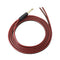 XMSJSIY 2M 1/4 TS to Speaker Bare Wire Audio Cable with 6.35mm Male Mono Adapter Replacement Gold-Plated OFC HiFi Cord