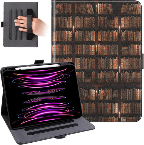 Dteck for iPad A16/10th Generation 10.9 Inch 2022 Case with Pencil Holder,Premium PU