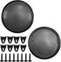 Fielect 2Pcs 12 inch Black Speaker Grill Cover Mesh for Car Audio SubWoofer Grille Protector