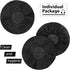 100 Pieces Disposable Headphone Ear Covers, Sanitary Non-Woven Stretch Earpad Covers for Most On-Ear Headphones (Black,