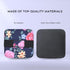 Eco-Fused 6X Glitter Floral Microfiber Screen Cleaning Pads, Wipes for Electronics, Glasses, Tablets, Laptops