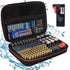 Battery Organizer Holder Storage Case with Tester,Waterproof Carrying Case Bag,Battery Vault Box