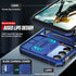 LeYi Galaxy A15 5G Case: Samsung A15 Case with Screen Protector & Magnetic Metal Mount Stand - Navy Blue