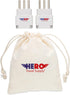 Hero Premium US to Italy Power Adapter Plug, Type L, Pack of 3, Grounded