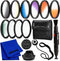 Ultimaxx 58MM Complete Lens Filter Accessory Kit - Designed for Canon EOS 9000D, 800D, 760D, 750D, 700D