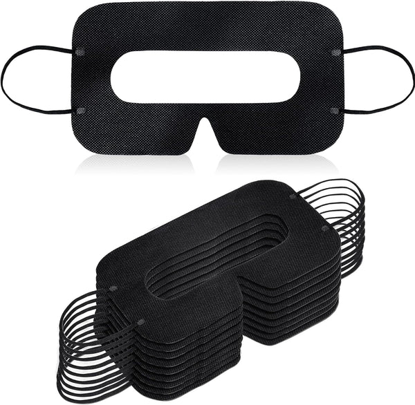 ByteX 200 Pcs Disposable VR Face Mask, Breathable Nonwoven Fabric Eye Mask for VR, Comfortable Sweat-Absorbent Face