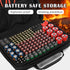 ShellKingdom Battery Organizer Storage Case with Tester, Hard Fireproof Waterproof Holder Box for 161 Batteries,