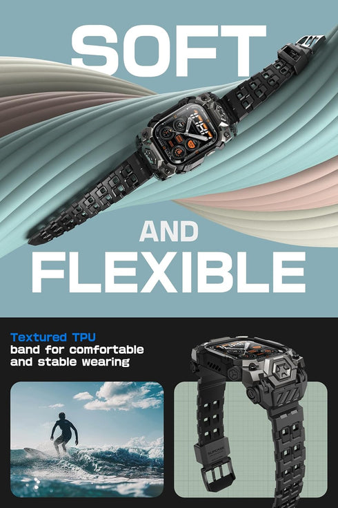 SUPCASE for Apple Watch 10 46mm Case with Band (Unicorn Beetle Ore), Military-Grade Protection Rugged Cover