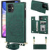 KIHUWEY 11 Crossbody Wallet Case with Card Slots, Embossed Mandala Pattern, Protective Kickstand Cover