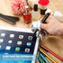 Outus 120 Pieces Universal Capacitive Stylus Slim Digital Pen, 12 Colors Compatible with iPad, iPhone, Samsung, Tablet