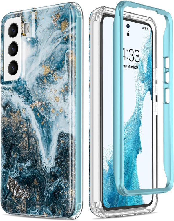 Esdot Galaxy S22 Case, Military Grade Rugged Cover with Fashionable Designs for Women Girls, Protective Phone Case