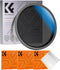 K&F Concept 72mm Variable ND2-32 Lens Filter (1-5 Stops), 18 Multi-Layer Coatings, No X Cross for Camera Lens (K-Series)
