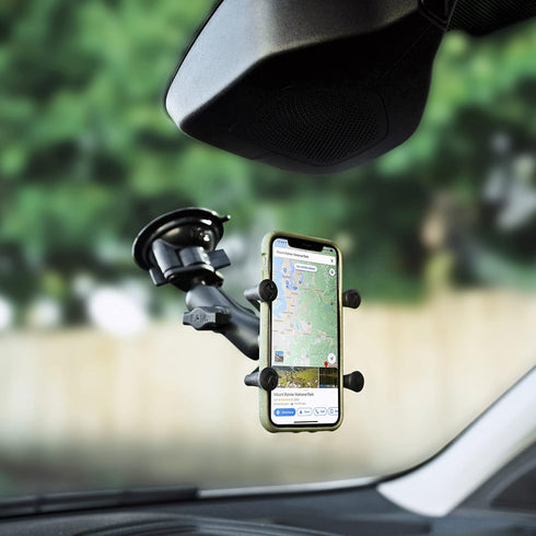 RAM MOUNTS Twist-Lock Composite Suction Cup Base with Ball RAP-B-224-1U, B Size 1" Ball