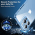 Red2Fire Compatible with iPhone 13 Pro Max Case, Clear Ultra Slim Thin Anti-Yellowing Shockproof Protective Case