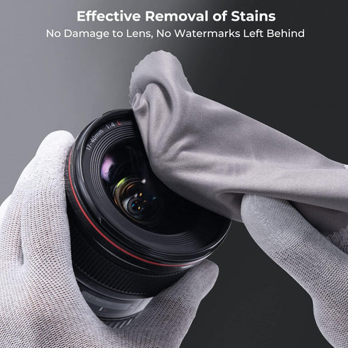 6 Pack Cloth15x18cm, K&F CONCEPT Microfiber Cleaning Washable Reusable Lens Cleaning Cloth for Cleaning Camera Lenses