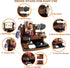 VEIYAILU Gifts for Men Boyfriend Dad Husband Him Wood Phone Docking Station Nightstand Organizer for Men (Walnut)