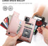 Bocasal Wallet Case for iPhone 11 Pro Max, 3 Card Slots Cash Holder, Zipper Design Premium PU Leather, Sturdy Magnetic
