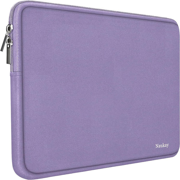 15.6 Inch Laptop Sleeve, Neoprene Notebook Case Compatible with Asus/Dell/Fujitsu/HP/Sony/Toshiba/Acer (Purple)