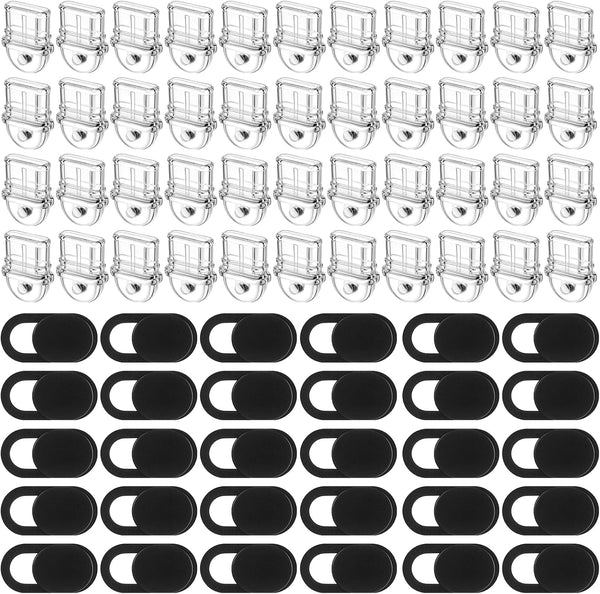 Qulkws 100 PCS White Anti Dust Silicone Type C Charging Port and Webcam