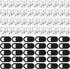 Qulkws 100 PCS White Anti Dust Silicone Type C Charging Port and Webcam