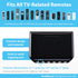 TotalMount Universal Remote Control Holder, Attaches to Wall or Back of TV, Compatible with All TV Remotes, Large Two