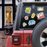 Pack of 50 ASL Stickers, American Sign Language Vinyl Decals, Waterproof Decorations for Laptop, Bumper, Water Bottles