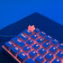TRENDY WHIMSY Custom Mechanical Keyboard Keycaps Green Leaf Design , PBT Dye-Sub, Cherry MX Compatible, Unique Limited