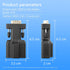 CERRXIAN 3.5mm 1080P@60Hz HDMI to VGA Adapter with Audio Jack Cable,Gold Plated HDMI to VGA Digital Video Converter