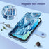 ULAK 13 13 6.1 Inch Compatible with iPhone Wallet Case for Women, Premium PU Leather Flip Cover with Card Holder