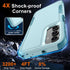 Samsung Galaxy A15 5G Case, Full Body Heavy Duty Rugged Shockproof Cover with Lanyard Strap, Mint Green, Tempered Glass