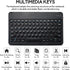 Ultra-Slim Bluetooth Keyboard and Mouse, Portable Mini Wireless Keyboard for Apple iPad iPhone Samsung Android Windows