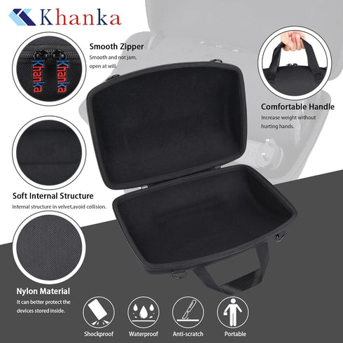 khanka Hard Travel Case for JBL Xtreme 4 Portable Waterproof Bluetooth Speaker, Case Only - Black