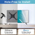 Yaotieci TV Legs for Onn Roku TV Stand Legs, Base Stand Only for Onn Roku, Please Measure The Distance Between The