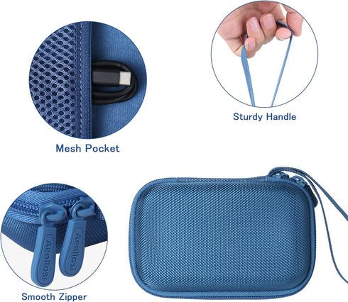 Aenllosi Hard Carrying Case for UCOMX Nano 3 in 1 Wireless Charger (Blue, Case Only)