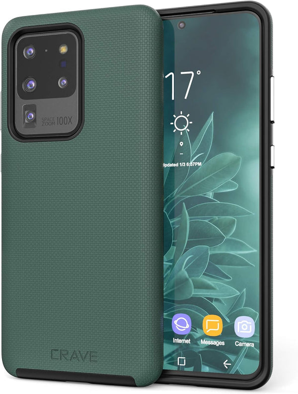 Crave Dual Guard for Samsung Galaxy S20 Ultra Case, Shockproof Protection Dual Layer Case for S20 Ultra 5G
