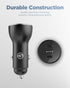 Galvanox Dual iPhone Car Charger, 2X Fast Charging Ports with 2X USB-C to Lightning Cables for iPhone 11/12/13/14 Pro