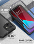 Clayco Forza Series Case for iPhone 12 Mini 5.4 inch (2020 Release), Dual Layer Rugged Cover with Built-in Screen