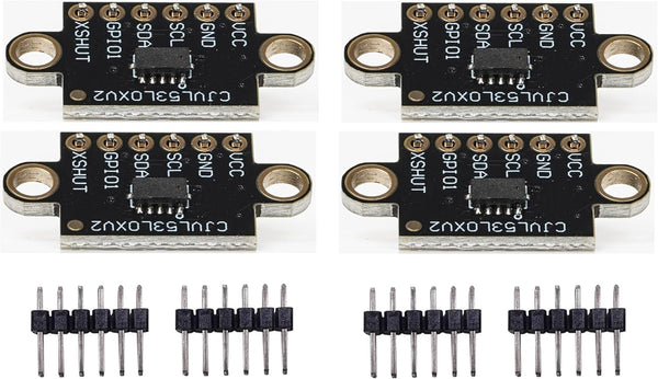 4pcs GY-530 VL53L0X Laser Ranging Sensor Module, Time-of-Flight Ranging Sensor for Arduino