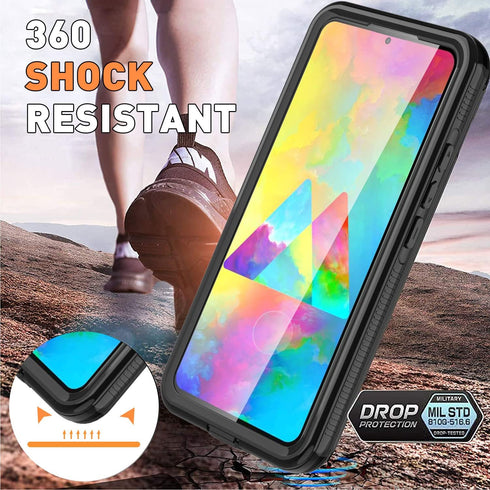 AICase Waterproof Case for Samsung Galaxy S22 5G 6.1 Inch, Snowproof Dustproof Shockproof IP68 Certified Full Body