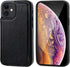 ONETOP Compatible with iPhone 12 Mini Wallet Case, PU Leather Kickstand with Card Holder, Shockproof Cover 5.4 Inch
