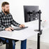 VIVO Steel Reinforcement Bracket Mount Plate for Thin Glass Table Tops, Clamp Compatible with Monitor Stands