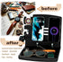 MED Wood Phone Docking Station Nightstand Desk Organizer for Phone, Watch, Wallet & Tablet Gift for Men, Husband, Dad