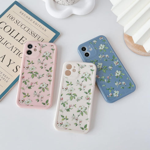 ZTOFERA Compatible with iPhone 11 Case - Floral Flower Pattern Design Silicone Slim Shockproof TPU Protective Bumper