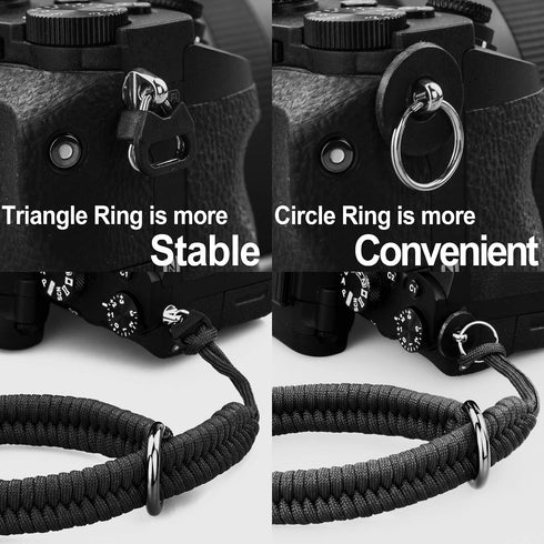 16-Inch AQAREA Quick Release Camera Wrist Strap - Hand Strap for DSLR & Mirrorless Cameras (Blue)