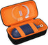 BOVKE Carrying Case for Blue Tees Golf Player Go Compact GPS Speaker, Portable Bluetooth Music & Audible GPS, Black